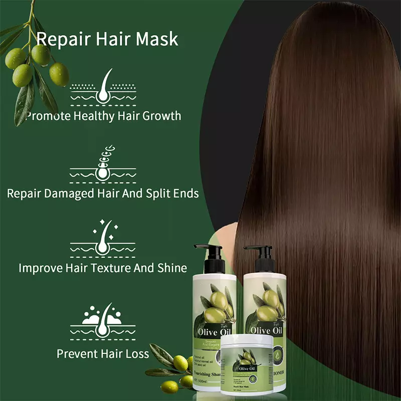 Olive Oil Nourishing Shampoo Set