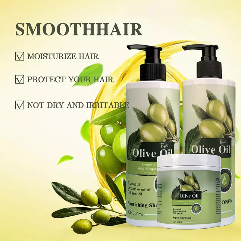 Olive Oil Nourishing Shampoo Set